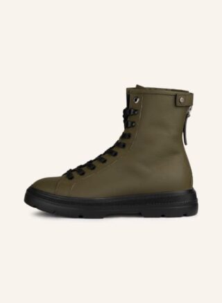 WOOLRICH Military Schnürboots Damen, Grün