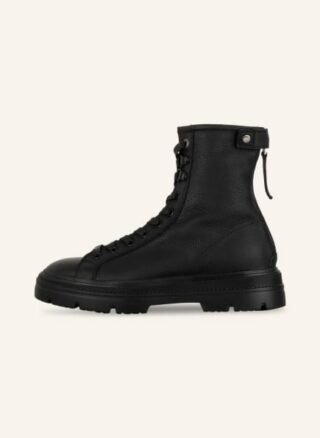 WOOLRICH Military Schnürboots Damen, Schwarz