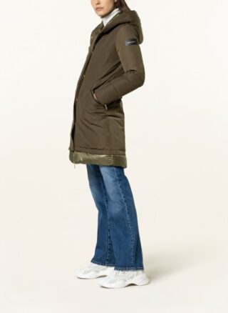 WOOLRICH Weoka Daunenmantel Damen, Grün
