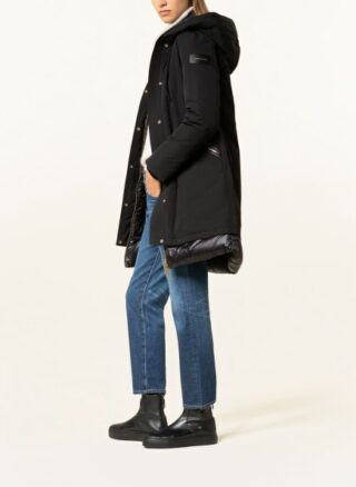 WOOLRICH Weoka Daunenmantel Damen, Schwarz