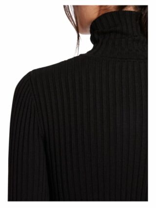 Wolford Merino Strickkleid Damen, Schwarz