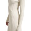 Wolford Merino Strickkleid Damen, Weiß