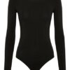 Wolford Tokio String Body Longsleeve Damen, Schwarz