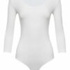 Wolford Tokio String Body Longsleeve Damen, Weiß