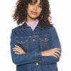 Wrangler Icons 124WJ Jeansjacke Damen, Blau