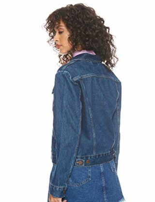 Wrangler Icons 124WJ Jeansjacke Damen, Blau