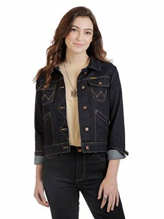 Wrangler Jeansjacke Damen, Braun
