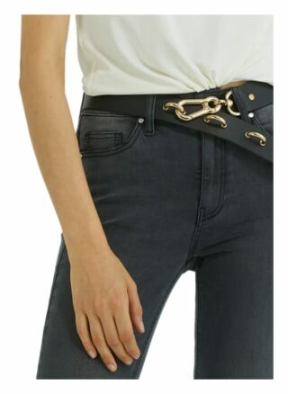 YOUNG POETS SOCIETY Ania High Waist 51214 Stone Wash Skinny Fit Skinny Jeans Damen, Grau