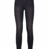 YOUNG POETS SOCIETY Ania High Waist 51214 Stone Wash Skinny Fit Skinny Jeans Damen, Schwarz