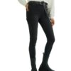 YOUNG POETS SOCIETY Ania High Waist 51214 Stone Wash Skinny Fit Skinny Jeans Damen, Schwarz