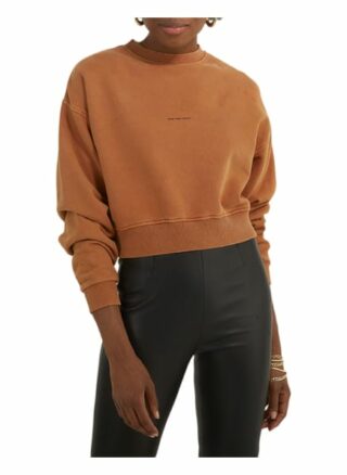 YOUNG POETS SOCIETY Bente Sweat Cropped 214 Cropped Fit Sweatshirt Damen, Braun