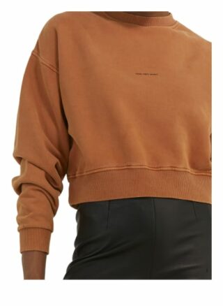 YOUNG POETS SOCIETY Bente Sweat Cropped 214 Cropped Fit Sweatshirt Damen, Braun