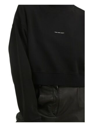 YOUNG POETS SOCIETY Bente Sweat Cropped 214 Cropped Fit Sweatshirt Damen, Schwarz