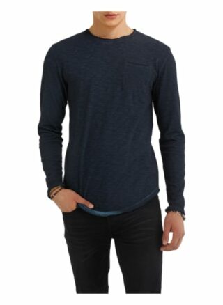 YOUNG POETS SOCIETY Chibs P. Longsleeve Herren, Blau