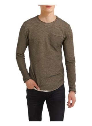 YOUNG POETS SOCIETY Chibs P. Longsleeve Herren, Braun