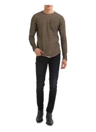 YOUNG POETS SOCIETY Chibs P. Longsleeve Herren, Braun