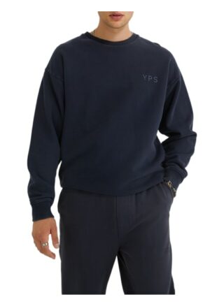 YOUNG POETS SOCIETY Ciel Logo Sweatshirt Herren, Blau