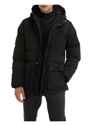 YOUNG POETS SOCIETY Coby Cargo Steppjacke Herren, Schwarz