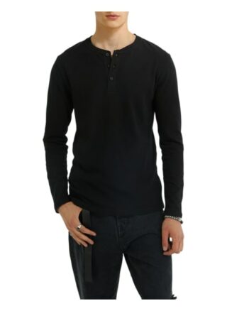 YOUNG POETS SOCIETY Duke Henley 214 Sweatshirt Herren, Schwarz