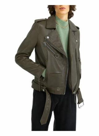 YOUNG POETS SOCIETY Elise Heavy 214 Regular Fit Lederjacke Damen, Braun