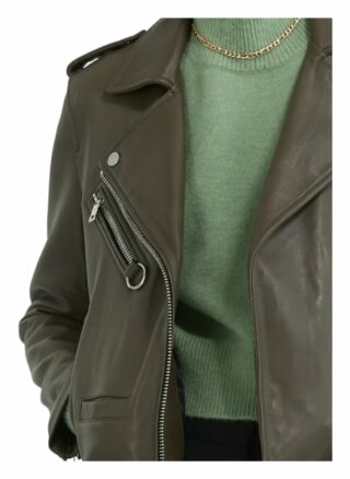 YOUNG POETS SOCIETY Elise Heavy 214 Regular Fit Lederjacke Damen, Braun