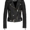 YOUNG POETS SOCIETY Emilia Hunza 214 Regular Fit Lederjacke Damen, Schwarz