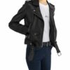 YOUNG POETS SOCIETY Emma Soft 214 Regular Fit Lederjacke Damen, Schwarz