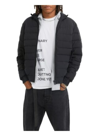 YOUNG POETS SOCIETY Flint Nylon 214 Steppjacke Herren, Schwarz