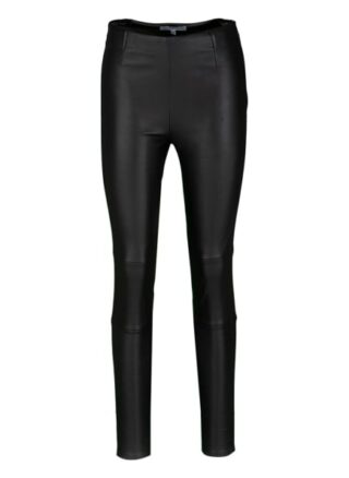 YOUNG POETS SOCIETY Hailey Stretch Leather 214 Skinny Fit Lederhose Damen, Schwarz