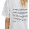 YOUNG POETS SOCIETY I'm A Poet Pria 214 Regular Fit T-Shirts Damen, Weiß