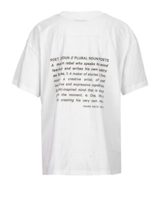 YOUNG POETS SOCIETY I'm A Poet Pria 214 Regular Fit T-Shirts Damen, Weiß