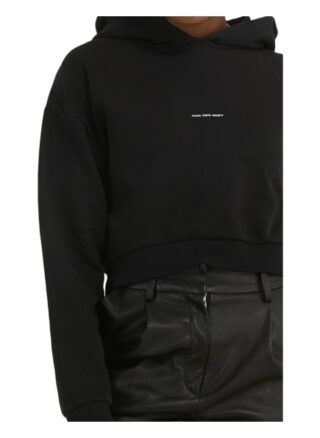 YOUNG POETS SOCIETY Jola Sweat Cropped 214 Cropped Fit Hoodie Damen, Schwarz