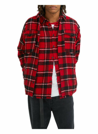 YOUNG POETS SOCIETY Jonte Patch 214 Casual-Hemd Herren, Rot