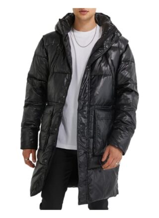 YOUNG POETS SOCIETY Liom Puffer 214 Steppjacke Herren, Schwarz