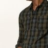 YOUNG POETS SOCIETY Mic Casual-Hemd Herren, Schwarz
