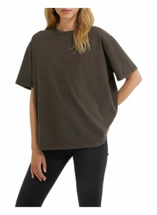 YOUNG POETS SOCIETY Pria Cotton 214 Boxy Fit T-Shirts Damen, Braun