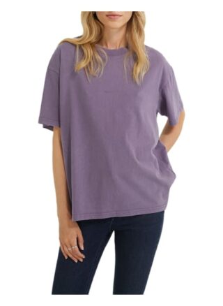 YOUNG POETS SOCIETY Pria Cotton 214 Boxy Fit T-Shirts Damen, Lila