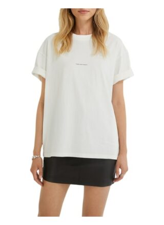 YOUNG POETS SOCIETY Pria Cotton 214 Boxy Fit T-Shirts Damen, Weiß