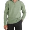 YOUNG POETS SOCIETY Pullover Janny Half Zip Rollkragenpullover Herren, Blau