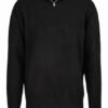 YOUNG POETS SOCIETY Pullover Janny Half Zip Rollkragenpullover Herren, Schwarz