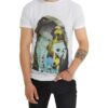 YOUNG POETS SOCIETY Surreal Skeleton Zander 214 T-Shirt Herren, Weiß