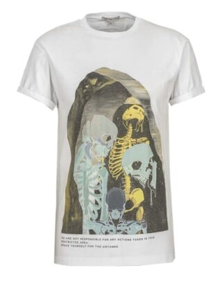 YOUNG POETS SOCIETY Surreal Skeleton Zander 214 T-Shirt Herren, Weiß