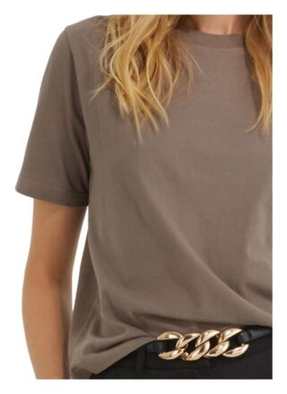 YOUNG POETS SOCIETY Tannie Cotton 214 Regular Fit T-Shirts Damen, Braun
