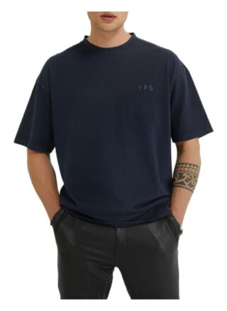 YOUNG POETS SOCIETY Yoricko Snow Wash T-Shirt Herren, Blau