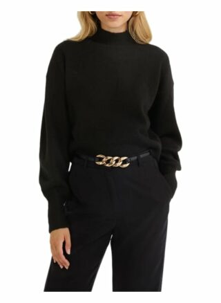 YOUNG POETS SOCIETY Yuna Knit Cropped 214 Regular Fit Pullover Damen, Schwarz