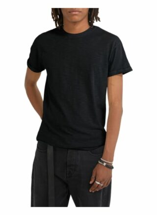 YOUNG POETS SOCIETY Zander Slub T-Shirt Herren, Schwarz
