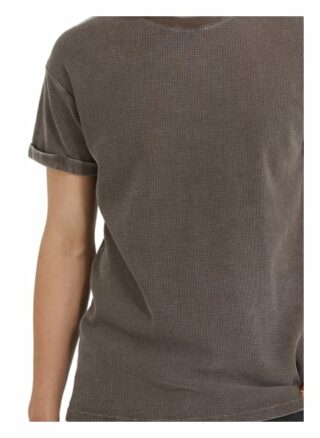 YOUNG POETS SOCIETY Zander Vintage Waffle T-Shirt Herren, Braun