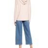 ZAÍDA Strick-Hoodie Damen, Beige