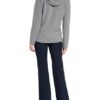 ZAÍDA Strick-Hoodie Damen, Grau