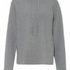 ZAÍDA Strick-Hoodie Damen, Grau